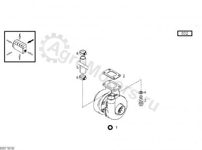 02232450 Турбина Вид 1 02232450 Турбина Вид 1