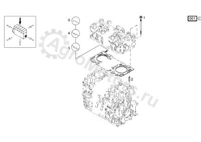04271652 Прокладка ГБЦ Вид 1 04271652 Прокладка ГБЦ Вид 1