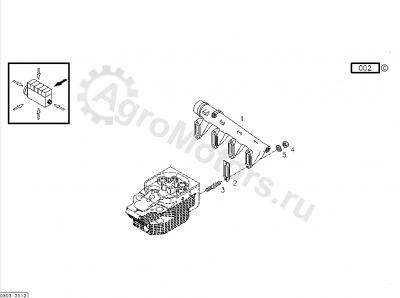 04233975 Прокладка Вид 1 04233975 Прокладка Вид 1