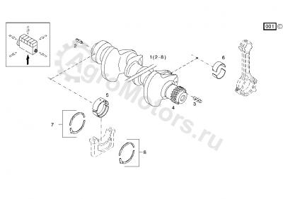 02931057 Коленвал Вид 1