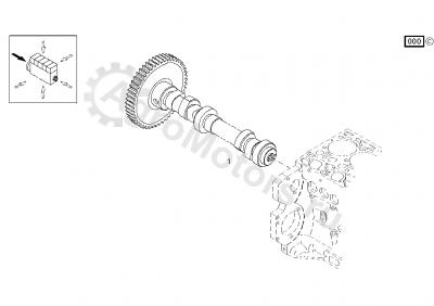 04502767 Распределительный вал Вид 1