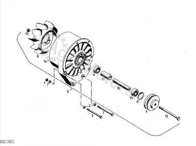 02235459 Вентилятор охлаждающий Вид 1