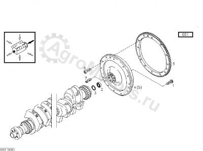 02247912 Венец маховика Вид 1