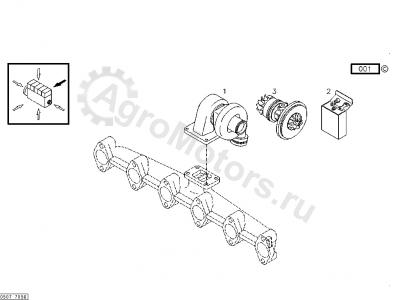01319966 Часть турбины Вид 1