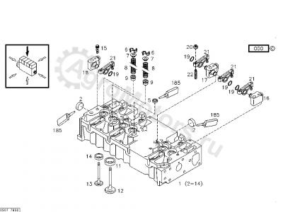 04254934 Клапан впускной Вид 1 04254934 Клапан впускной Вид 1