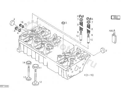 12164698 Сухарь Клапана Вид 2 12164698 Сухарь Клапана Вид 2