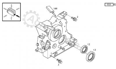 04175435 Сальник распредвала Вид 2