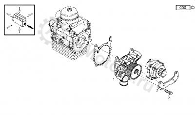 04901740 Насос водяной Вид 2
