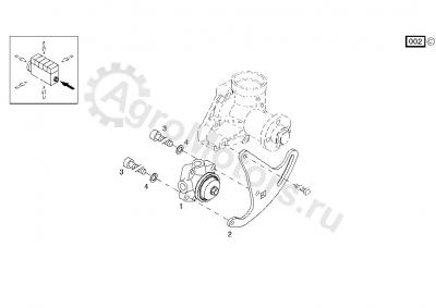 04503572 Насос топливный Вид 2 04503572 Насос топливный Вид 2