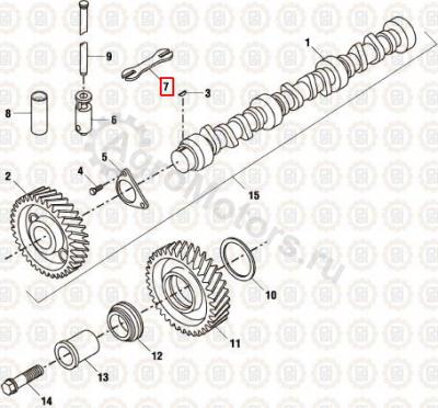 1813892C1 Соединительная пластина толкателя Вид 2