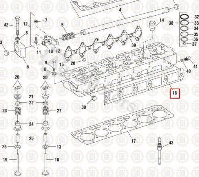 NAV1822577C1 Прокладка коллектора Вид 2 NAV1822577C1 Прокладка коллектора Вид 2