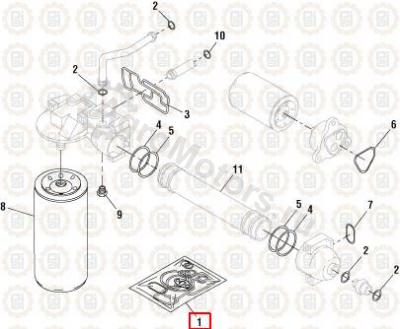 1823182C95 Набор прокладок BMO Вид 2 1823182C95 Набор прокладок BMO Вид 2
