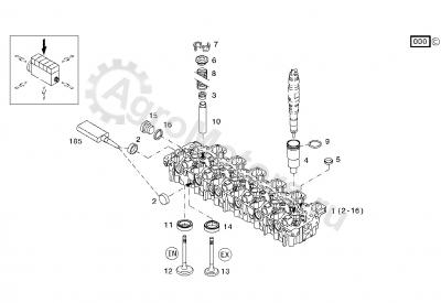04905938 Седло впускного клапана Вид 1