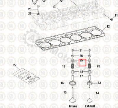 NAV1824683C1 Уплотнение клапан Вид 1