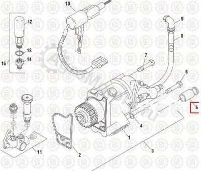 1841217C91 Регулятор давления впрыска Вид 2