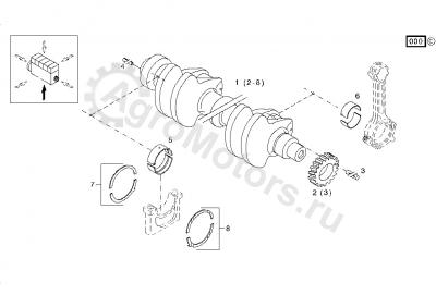 04236916 Полукольца упорные Вид 2