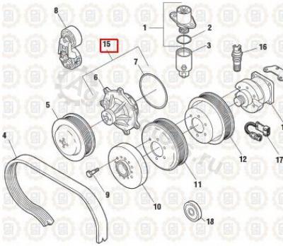 NAV1842664C92 Водяной насос Вид 1