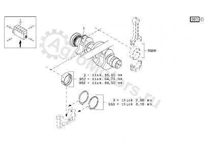 02931882 Вкладыш коренной Вид 2