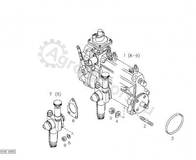 04230448 ТНВД Вид 2 04230448 ТНВД Вид 2