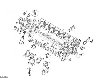 03362380 Вкладыш коренной Вид 1 03362380 Вкладыш коренной Вид 1