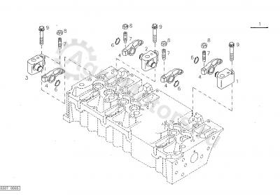 04195924 Стойка коромысла в сборе Вид 1