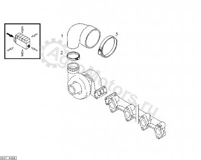6005030612 ПАТРУБОК Вид 1