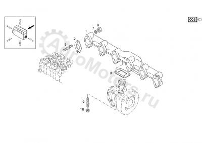 04283303 Прокладка турбины Вид 2