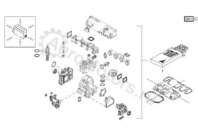 02937585 Набор прокладок Вид 2 02937585 Набор прокладок Вид 2