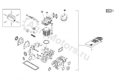 02931441 Комплект прокладок двигателя Вид 1