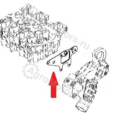04906537 Прокладка Вид 2 04906537 Прокладка Вид 2