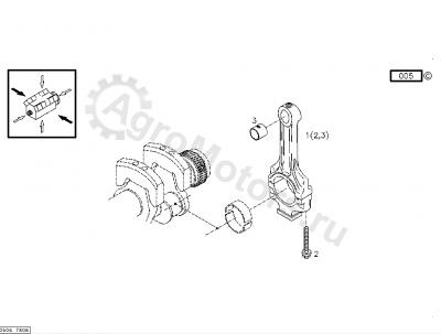 04220157 Втулка шатуна Вид 1 04220157 Втулка шатуна Вид 1