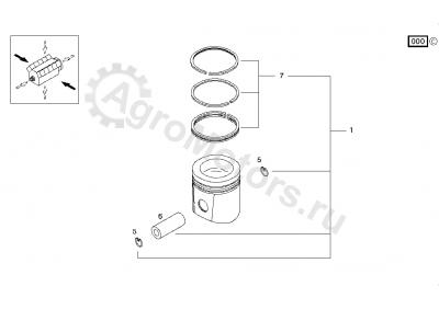 04264354 Поршень  Вид 1
