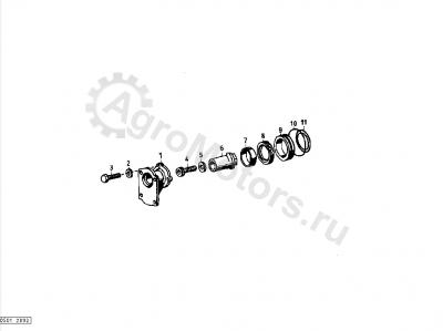 01110579 Болт Вид 1 01110579 Болт Вид 1