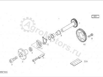 04222241 Втулка с буртиком Вид 1 04222241 Втулка с буртиком Вид 1