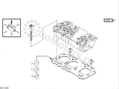 04294195 Прокладка ГБЦ металл Вид 2