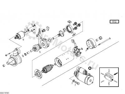 01180928 Стартер Вид 1 01180928 Стартер Вид 1