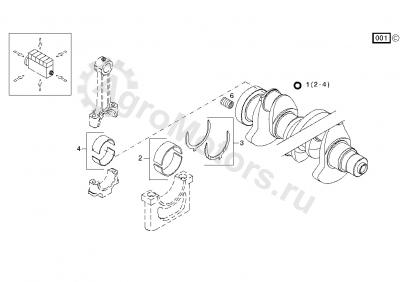 04270238 Вкладыш коренной ORIGINAL DEUTZ AG Вид 2 04270238 Вкладыш коренной ORIGINAL DEUTZ AG Вид 2