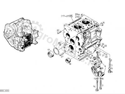 03357042 Вкладыш коренной Вид 1 03357042 Вкладыш коренной Вид 1