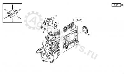 02931459 Насос ручной подкачки Вид 2 02931459 Насос ручной подкачки Вид 2
