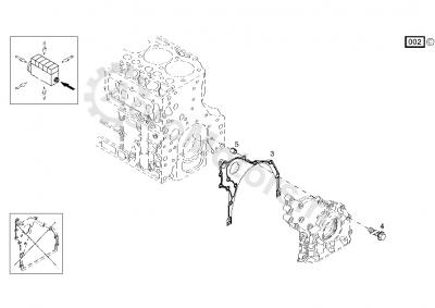 04910582 Прокладка масляного насоса Вид 2