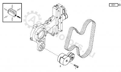 04504262 Натяжитель ремня Вид 2