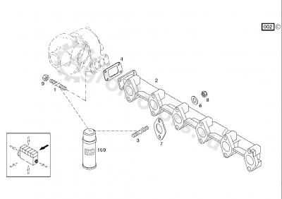 04283302 Прокладка турбины Вид 2
