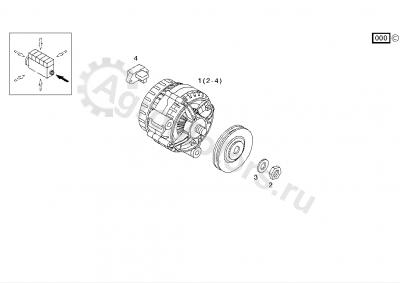 01183626 Генератор Вид 1 01183626 Генератор Вид 1
