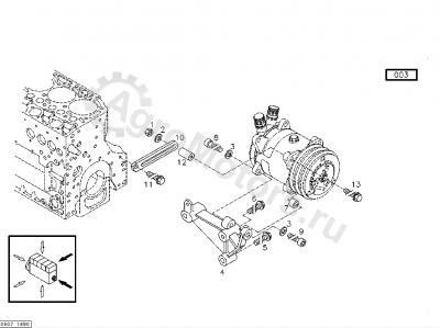 04206795 Кронштейн кондиционера Вид 2