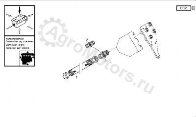 01178211 Шланг топливный Вид 1 01178211 Шланг топливный Вид 1