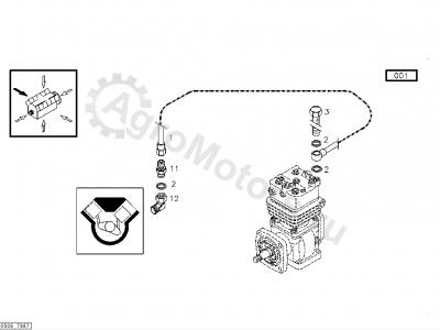 01179537 Штуцер охлаждения Вид 1