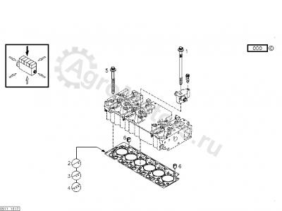 04289409 Прокладка ГБЦ металл Вид 1 04289409 Прокладка ГБЦ металл Вид 1