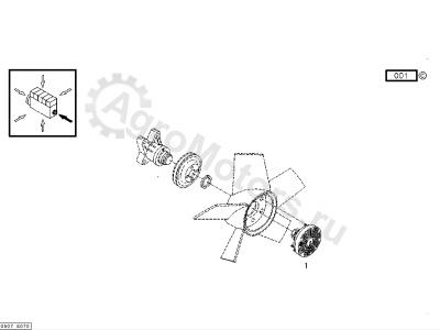 04253785 Виско-муфта вентилятора Вид 2