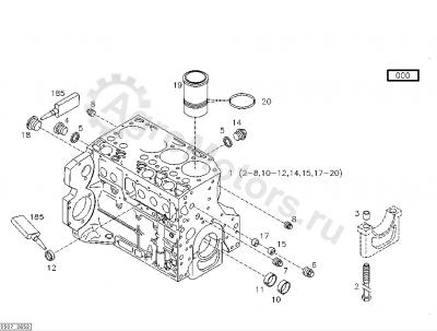 04251254 Болт коренной Deutz Original Вид 2 04251254 Болт коренной Deutz Original Вид 2