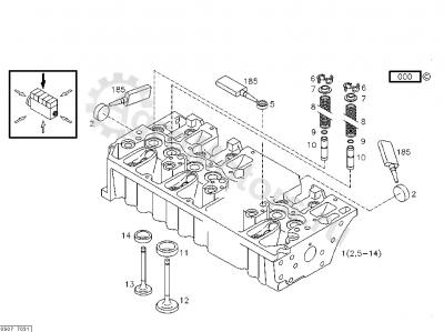04258234 ГБЦ (в сборе) Вид 2